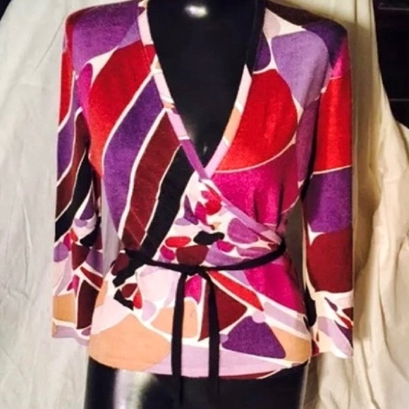 Emilio Pucci Cashmere Wrap Sweater - Picture 3 of 12